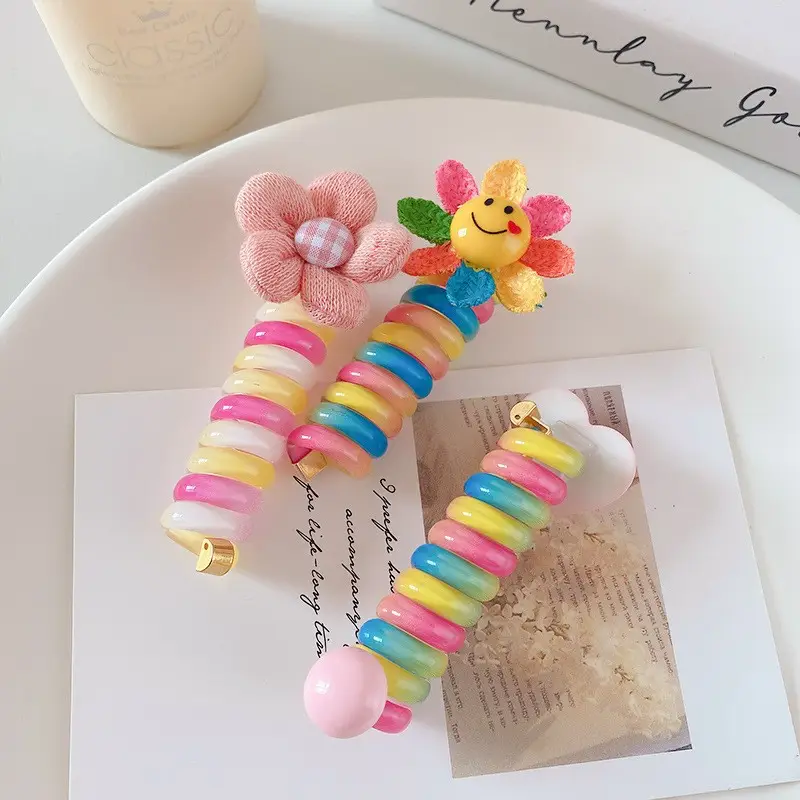 Cute Rainbow Hair Ties for Girls — feature 14