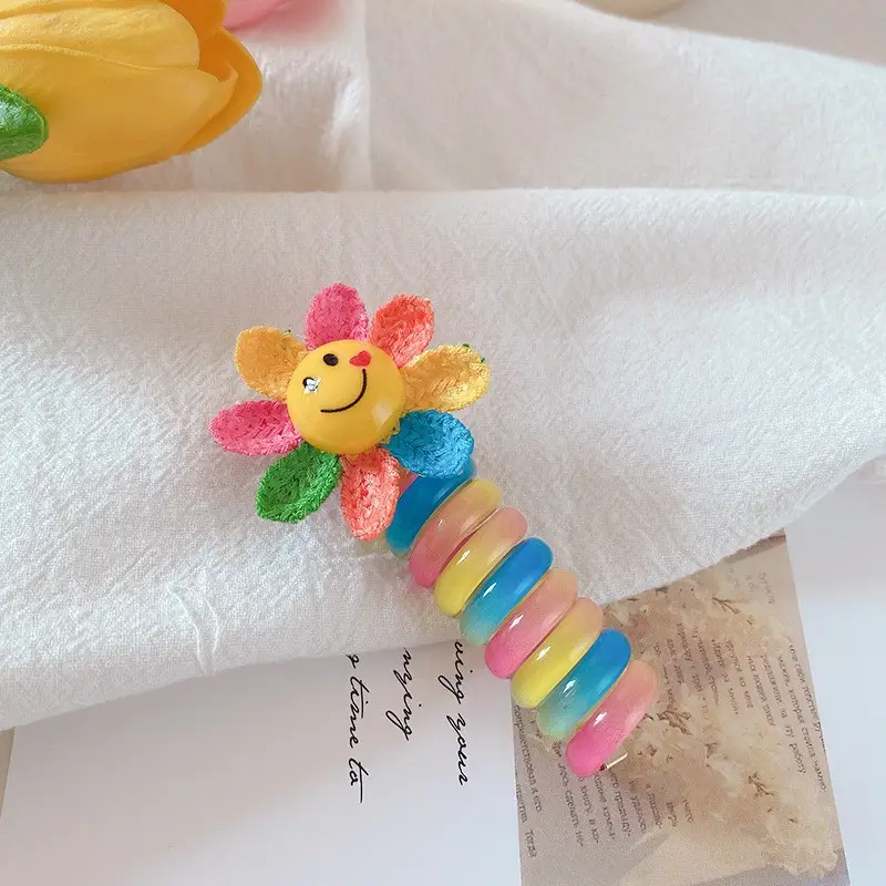 Cute Rainbow Hair Ties for Girls — feature 5