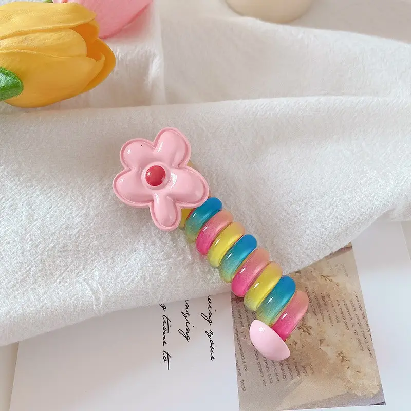 Cute Rainbow Hair Ties for Girls — feature 7