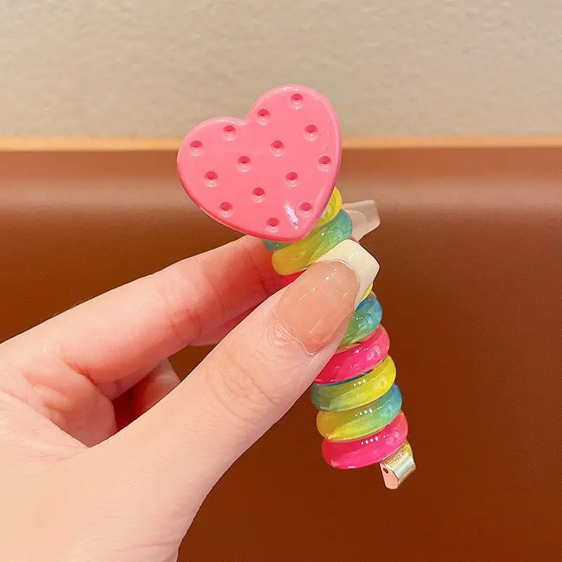 Cute Rainbow Hair Ties for Girls — feature 9