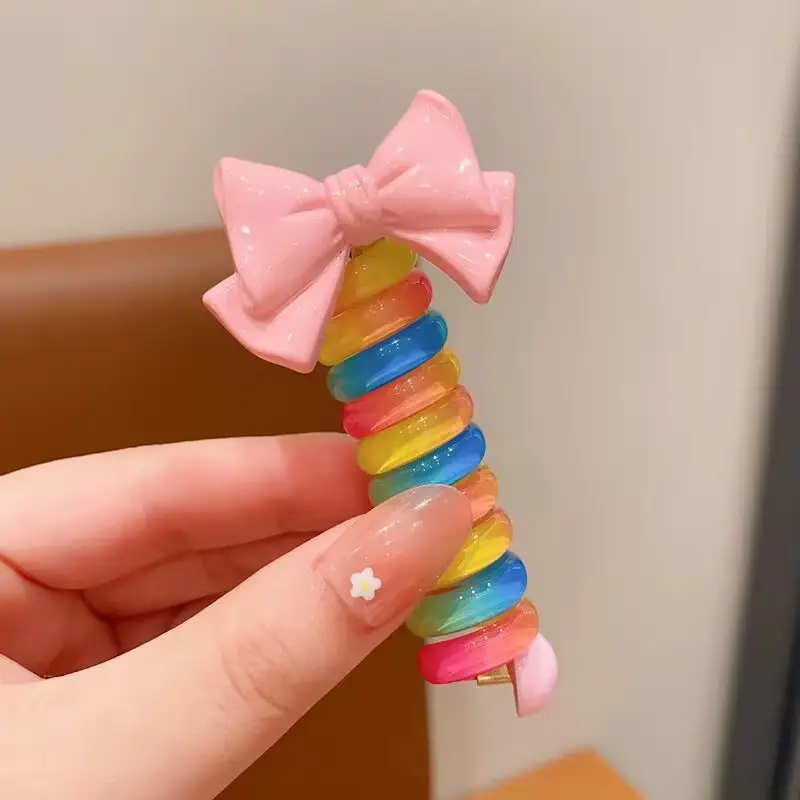 Cute Rainbow Hair Ties for Girls - Image 7