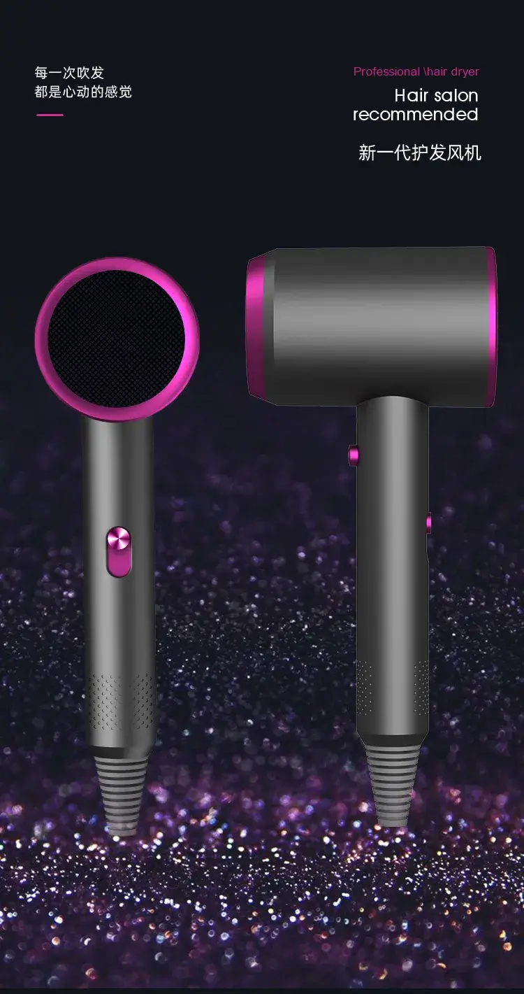 Long-Handled Hair Dryer with Negative Ion Technology — feature 1
