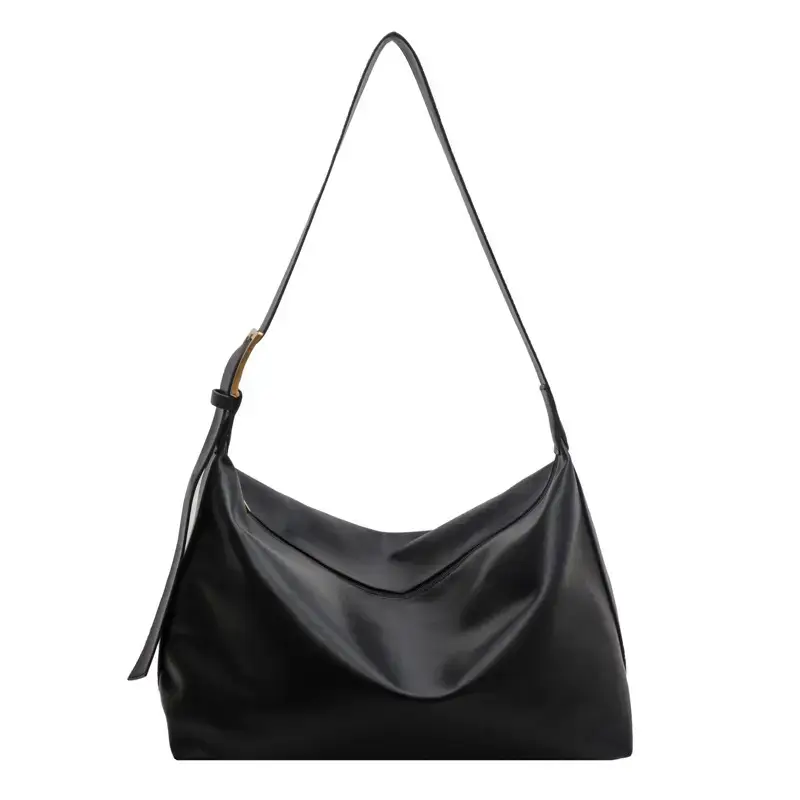 Women's Beige Soft Shoulder Bag 2024 New Fashion - Image 9