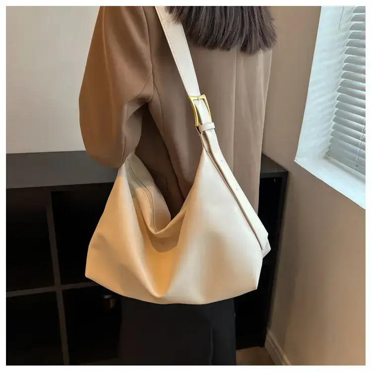Women's Beige Soft Shoulder Bag 2024 New Fashion — feature 11