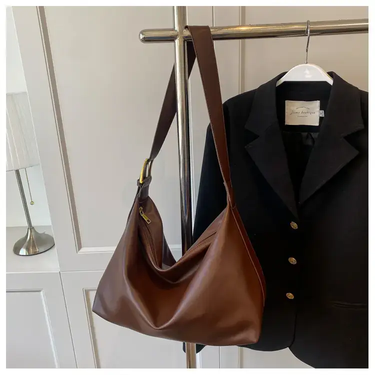 Women's Beige Soft Shoulder Bag 2024 New Fashion — feature 28