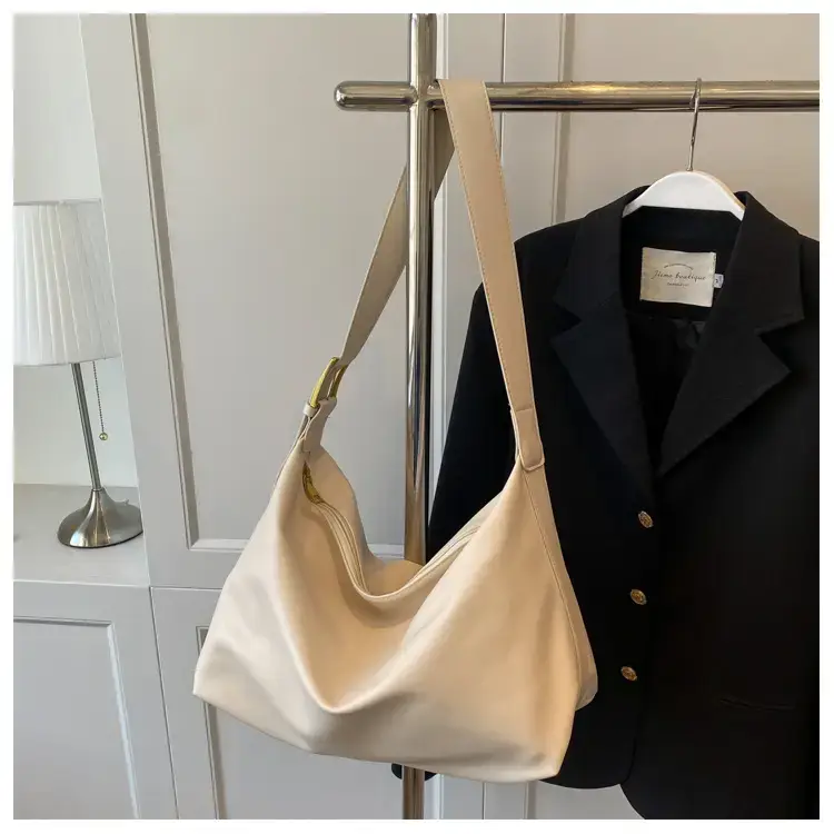Women's Beige Soft Shoulder Bag 2024 New Fashion — feature 31