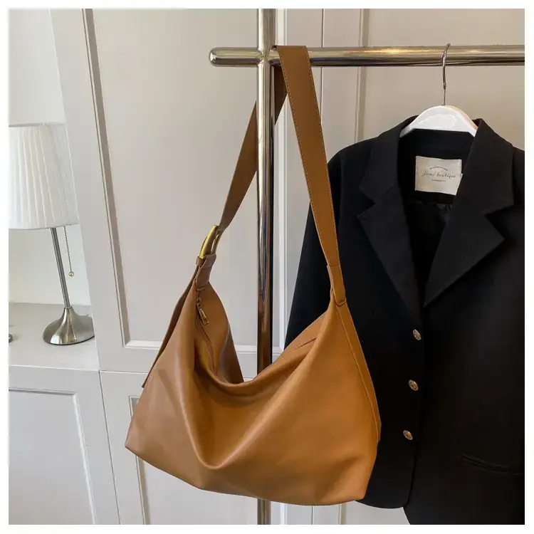 Women's Beige Soft Shoulder Bag 2024 New Fashion — feature 32