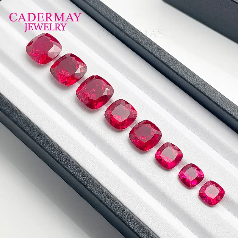 Square Synthetic Ruby Fertilizer Gems Set — feature 5