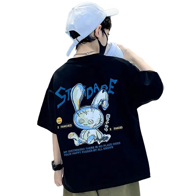 Boys Cotton Printed T-Shirt Medium Big Summer 2024 - Image 7