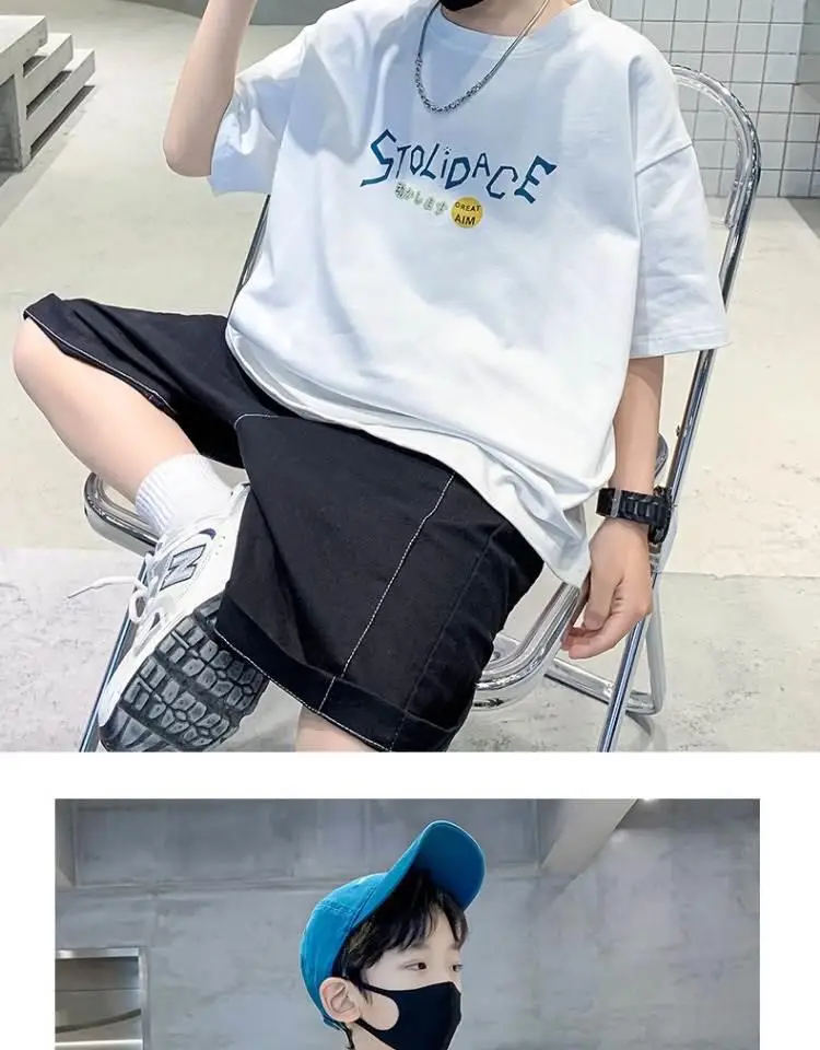 Boys Cotton Printed T-Shirt Medium Big Summer 2024 — feature 10