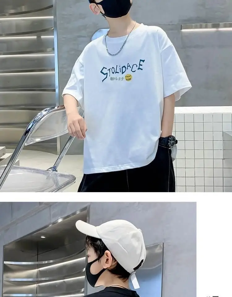 Boys Cotton Printed T-Shirt Medium Big Summer 2024 — feature 15