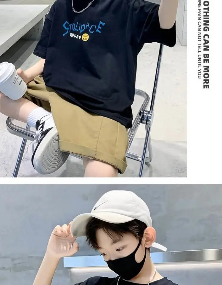 Boys Cotton Printed T-Shirt Medium Big Summer 2024 — feature 17