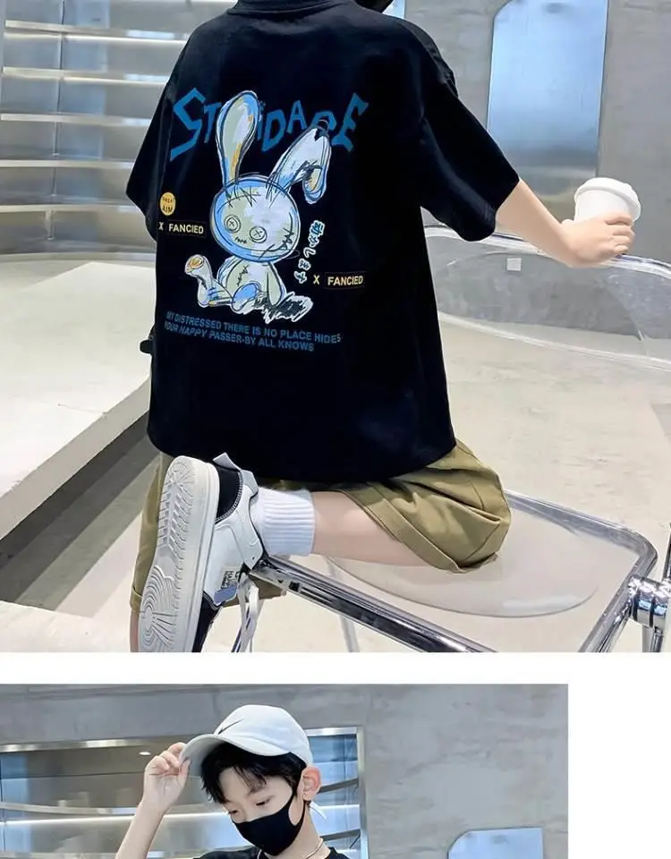 Boys Cotton Printed T-Shirt Medium Big Summer 2024 — feature 20