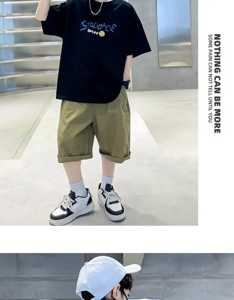 Boys Cotton Printed T-Shirt Medium Big Summer 2024 — feature 21