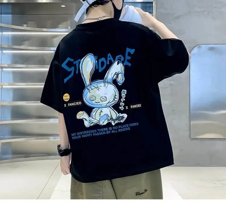 Boys Cotton Printed T-Shirt Medium Big Summer 2024 — feature 22