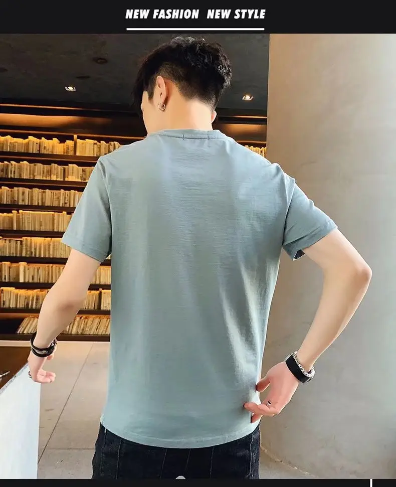 Men's Black Forest Print Short Sleeve T-Shirt — feature 18