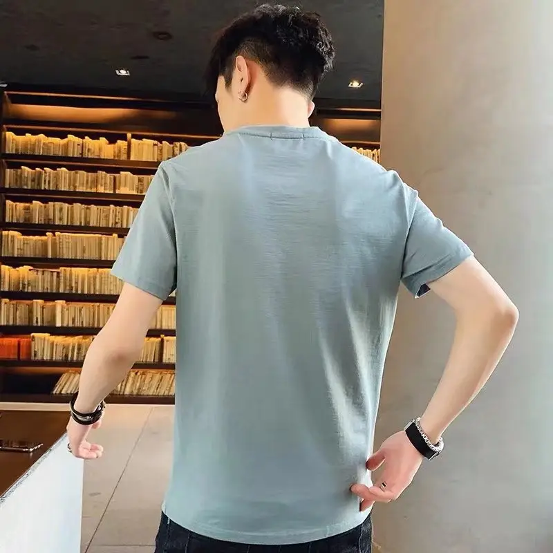 Men's Black Forest Print Short Sleeve T-Shirt — feature 7