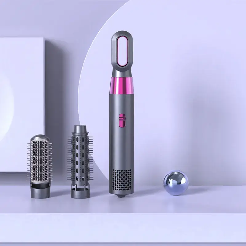 Factory Wholesale Leaf-Free Hair Dryer with Purple Design - Image 7