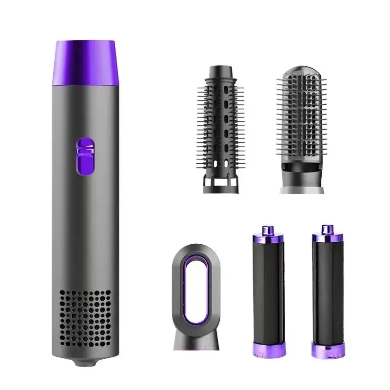 Factory Wholesale Leaf-Free Hair Dryer with Purple Design - Image 8
