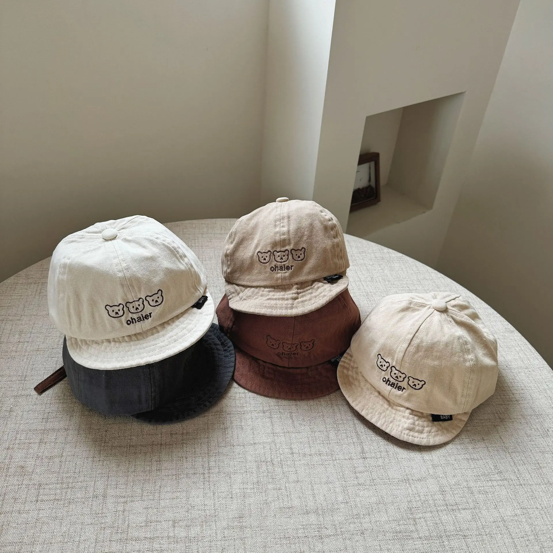 Kids Pink Peaked Cap 2024 Korean Style β feature 6