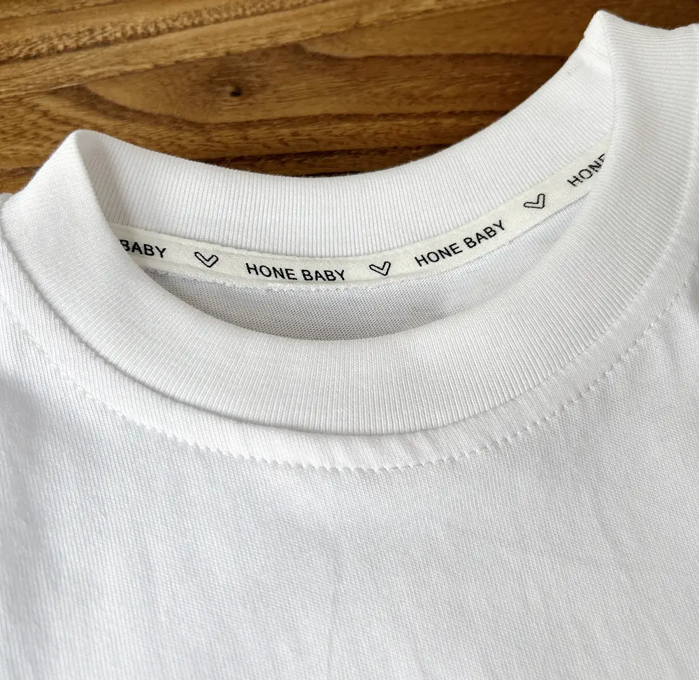 White Cartoon Print Boys T-Shirt with Denim Shorts — feature 7