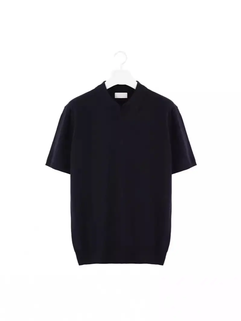 Men's Black Polo T-Shirt Summer 2024 - Image 8