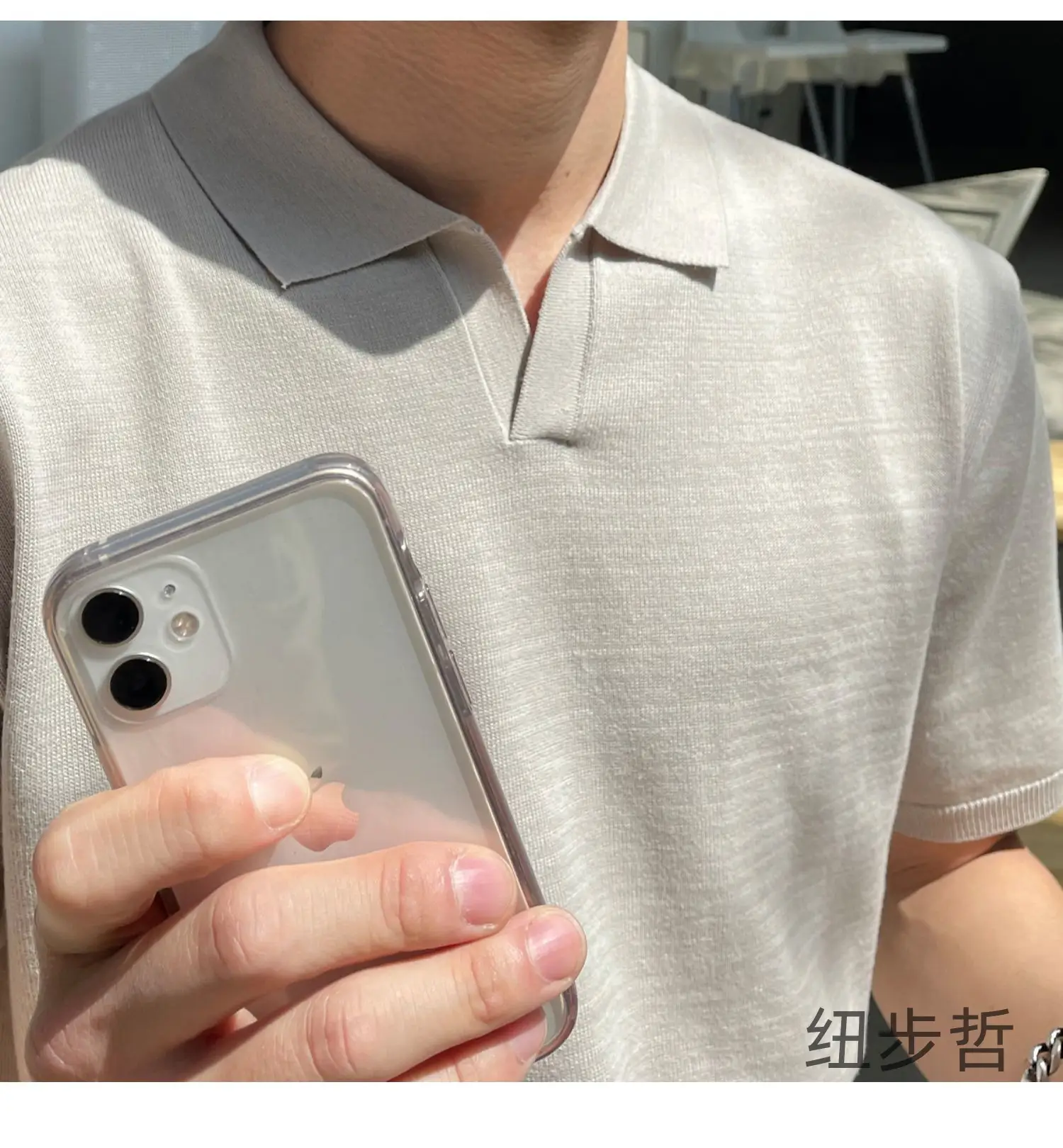 Men's Black Polo T-Shirt Summer 2024 — feature 10