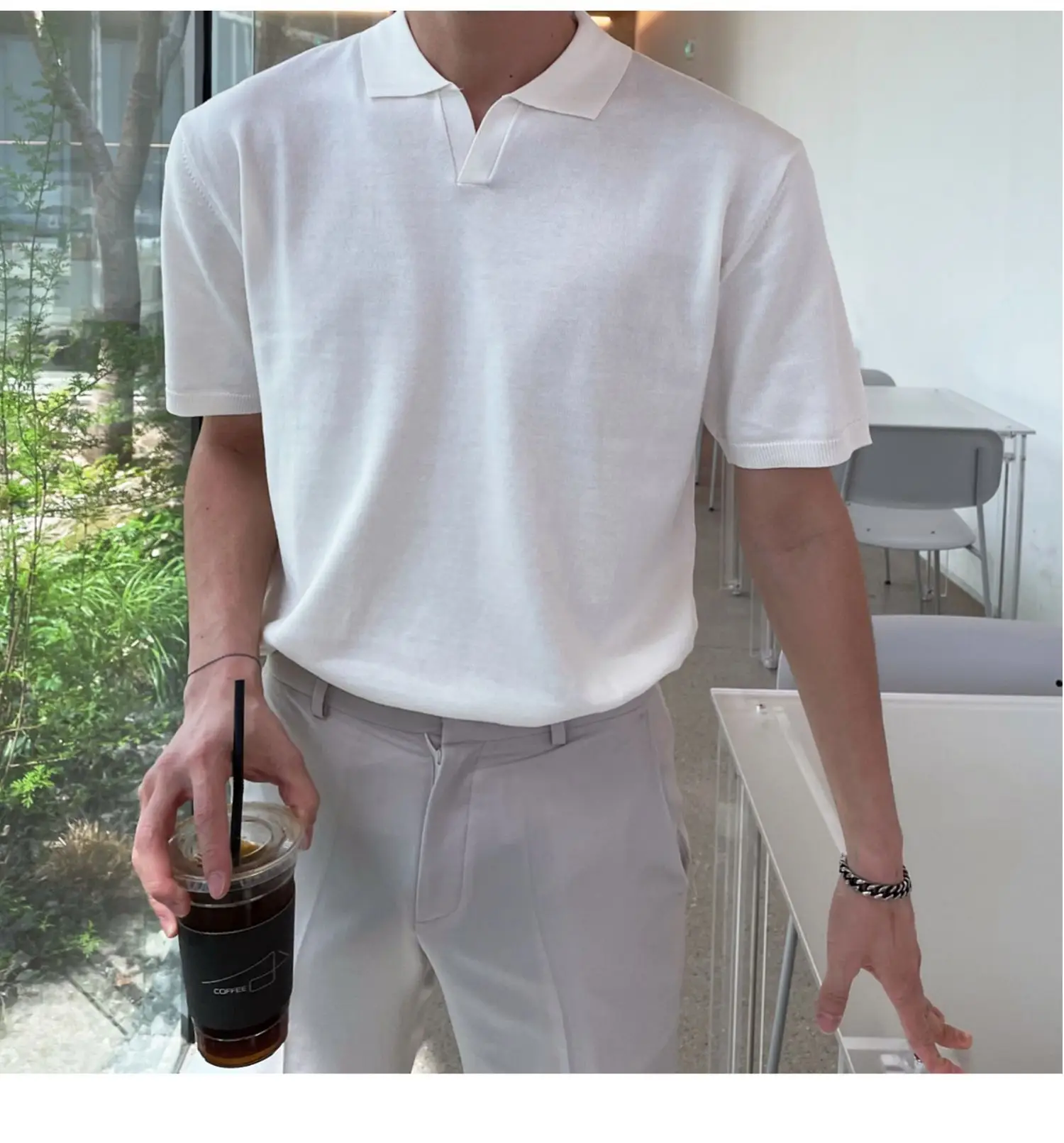 Men's Black Polo T-Shirt Summer 2024 — feature 16