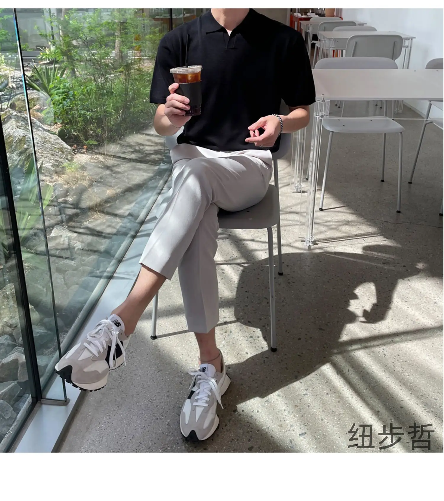 Men's Black Polo T-Shirt Summer 2024 — feature 22