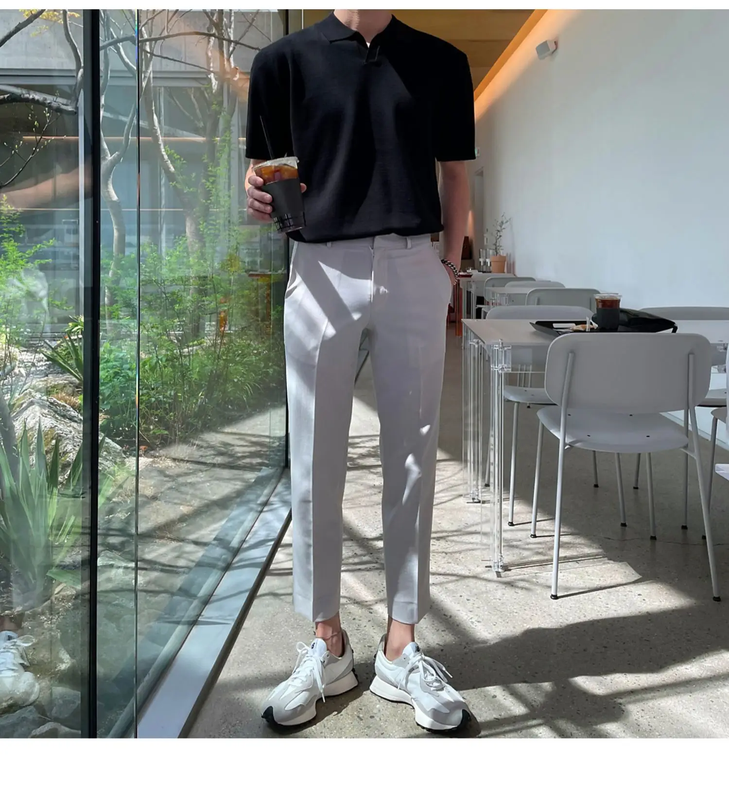 Men's Black Polo T-Shirt Summer 2024 — feature 24
