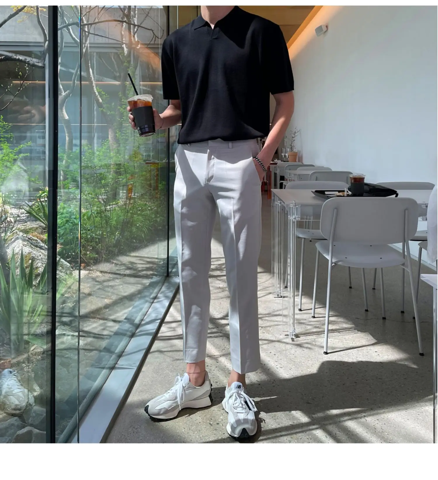 Men's Black Polo T-Shirt Summer 2024 — feature 25