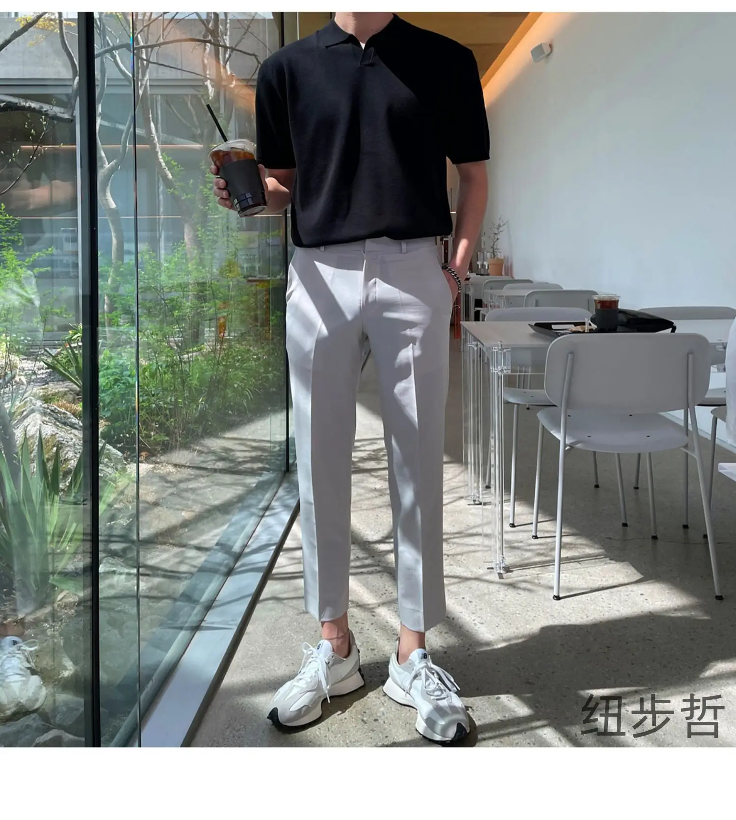 Men's Black Polo T-Shirt Summer 2024 — feature 26