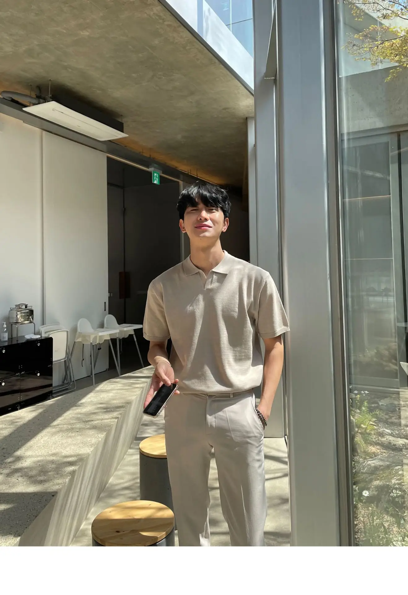 Men's Black Polo T-Shirt Summer 2024 — feature 3