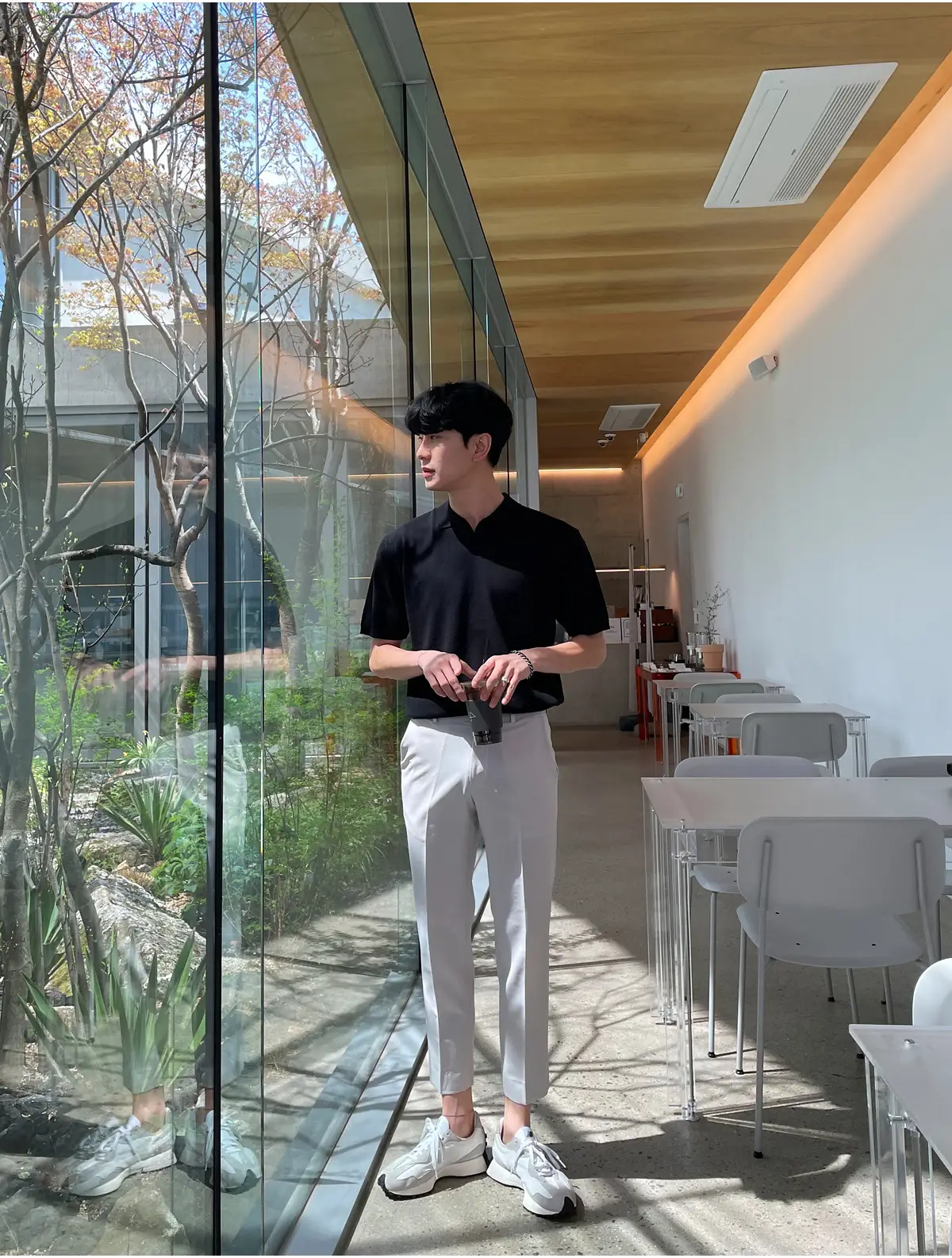 Men's Black Polo T-Shirt Summer 2024 — feature 32