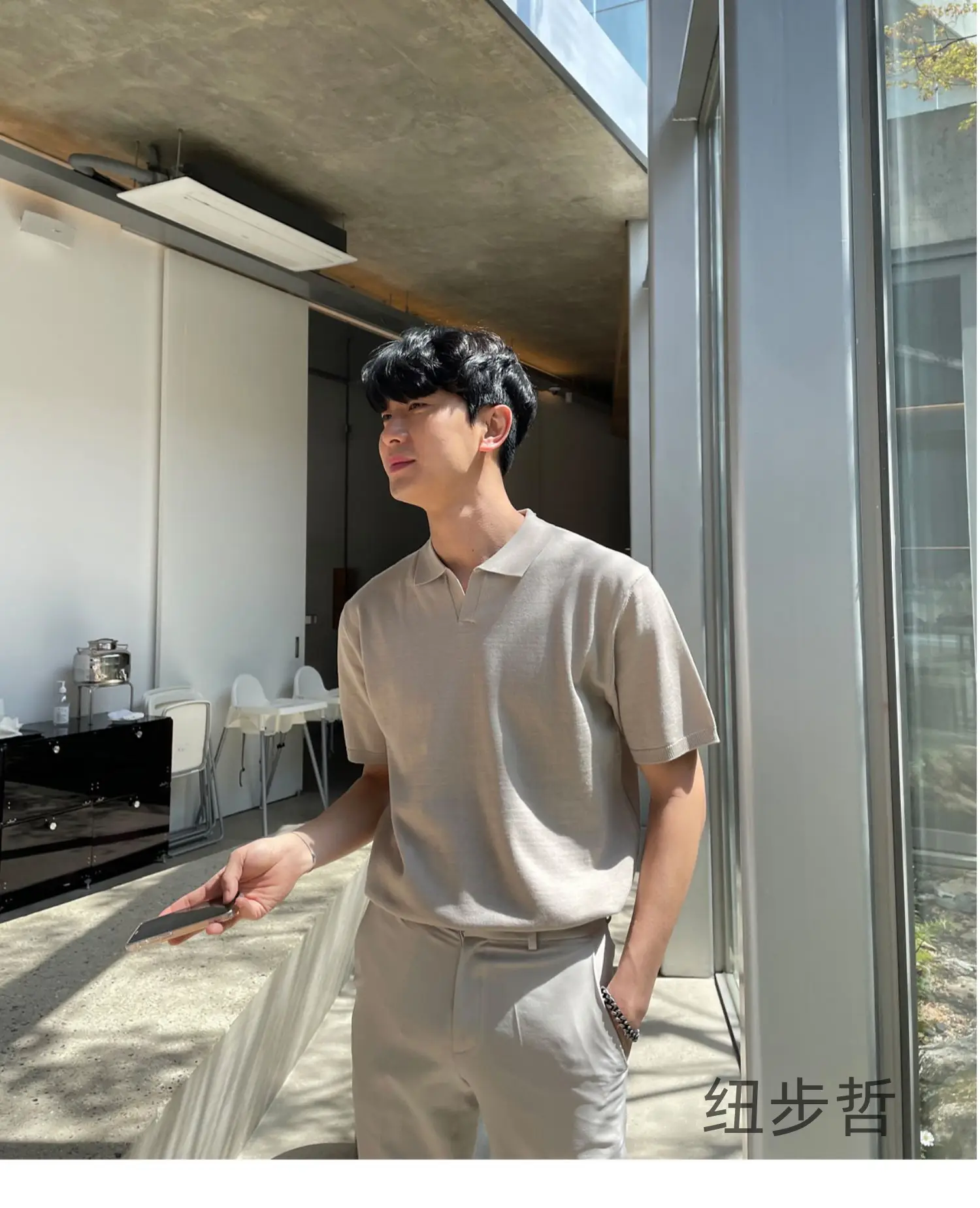 Men's Black Polo T-Shirt Summer 2024 — feature 4
