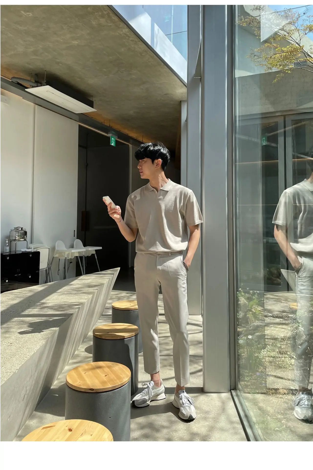 Men's Black Polo T-Shirt Summer 2024 — feature 9