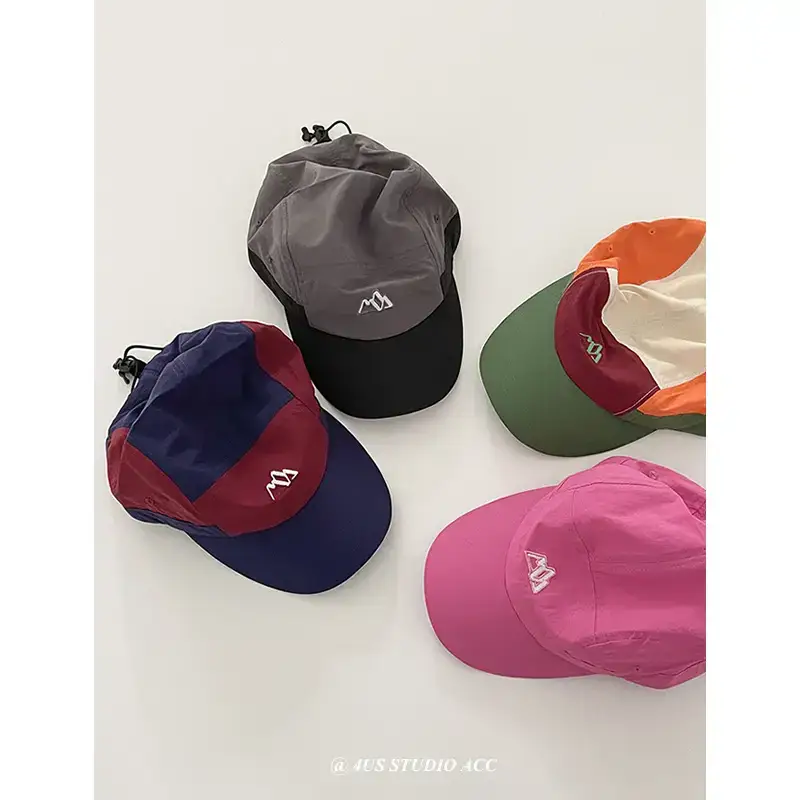 Women Embroidered Denim Caps Multi Color - Image 5