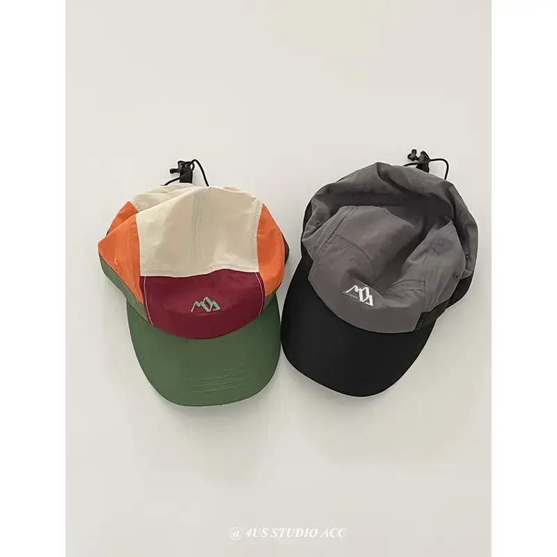 Women Embroidered Denim Caps Multi Color - Image 6