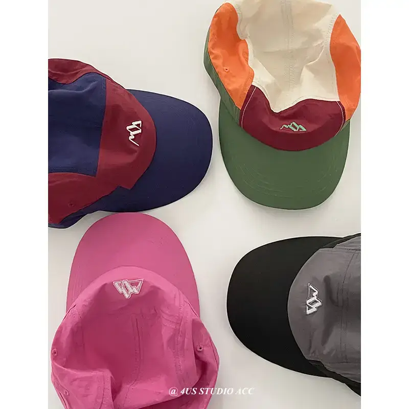 Women Embroidered Denim Caps Multi Color - Image 8