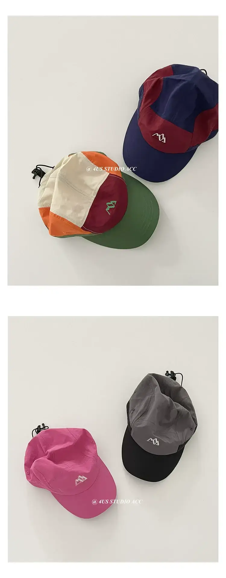 Women Embroidered Denim Caps Multi Color — feature 2