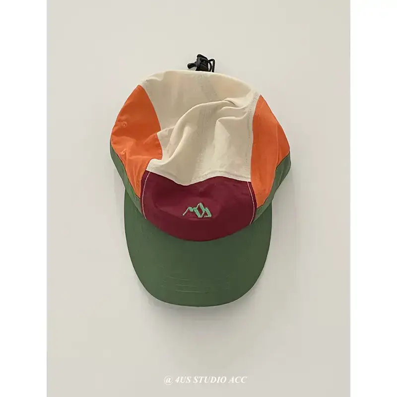 Women Embroidered Denim Caps Multi Color - Image 2