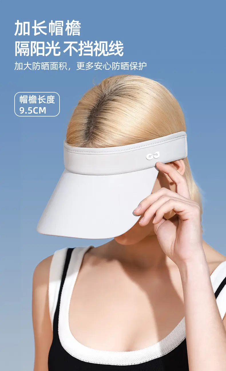 UV50+ Lightweight Sun Visor Hat for Women — feature 8