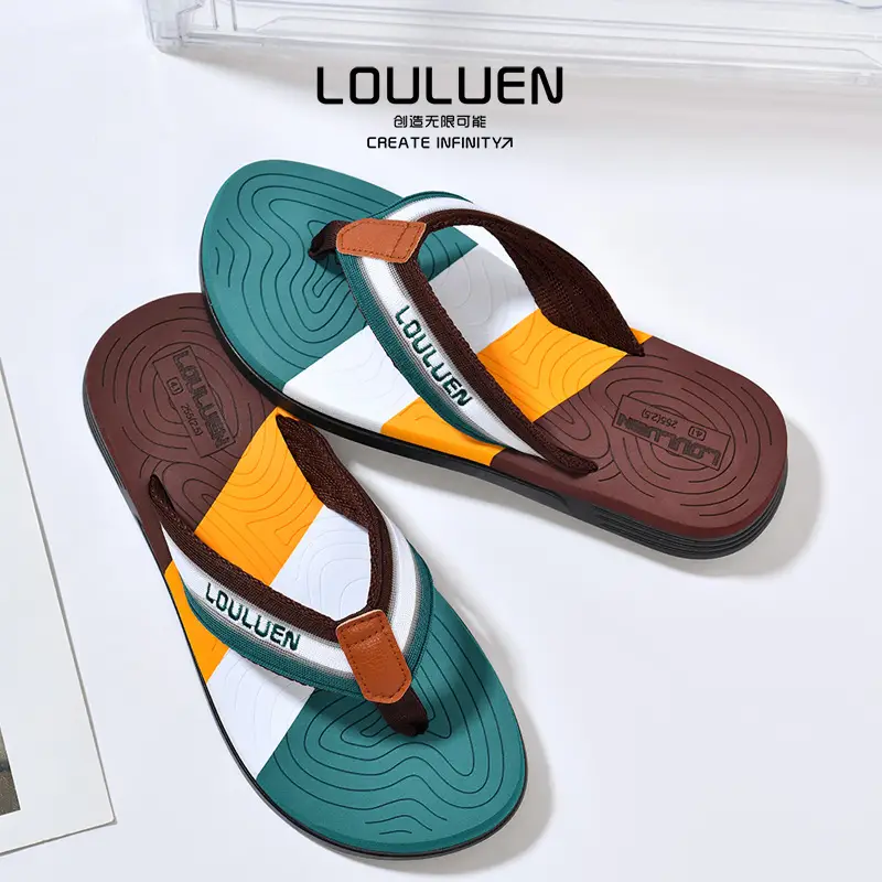 New Beach Flip-Flops Men's Summer Non-Slip Clip Casual Sandals Men's Fashionable Sandals Korean Style Fashion Men's Shoes - Image 5