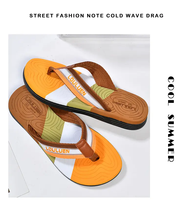New Beach Flip-Flops Men's Summer Non-Slip Clip Casual Sandals Men's Fashionable Sandals Korean Style Fashion Men's Shoes — feature 17