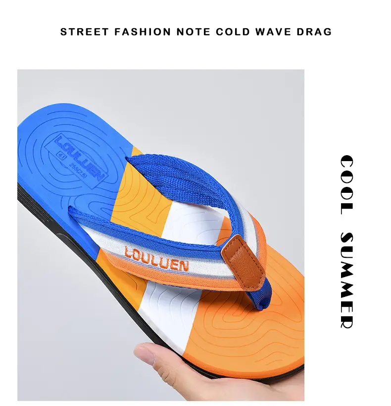 New Beach Flip-Flops Men's Summer Non-Slip Clip Casual Sandals Men's Fashionable Sandals Korean Style Fashion Men's Shoes — feature 23