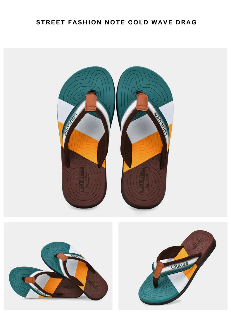 New Beach Flip-Flops Men's Summer Non-Slip Clip Casual Sandals Men's Fashionable Sandals Korean Style Fashion Men's Shoes — feature 26
