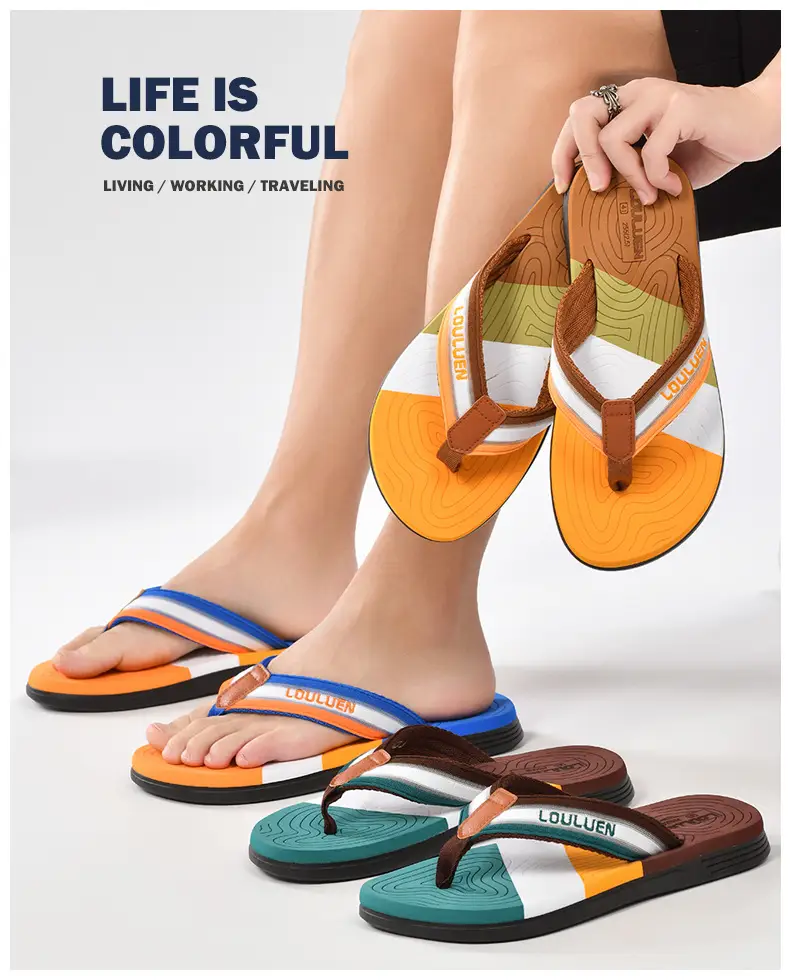 New Beach Flip-Flops Men's Summer Non-Slip Clip Casual Sandals Men's Fashionable Sandals Korean Style Fashion Men's Shoes — feature 8