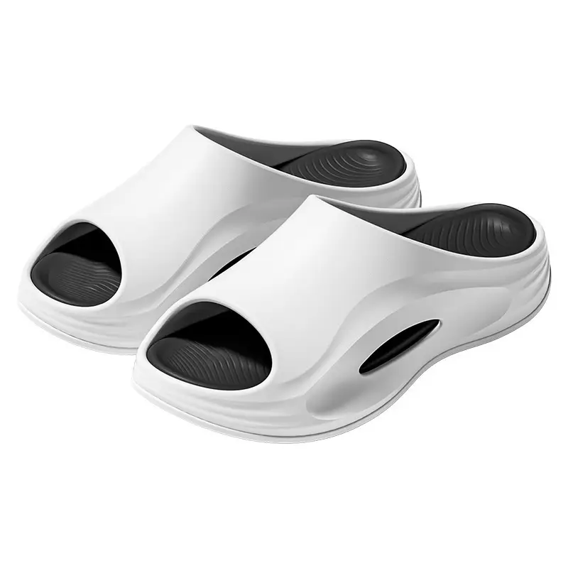 Sandals and slippers men's outdoor wear indoor home bathroom bath non-slip soft bottom excrement feeling teenagers summer women's sandals - Image 12