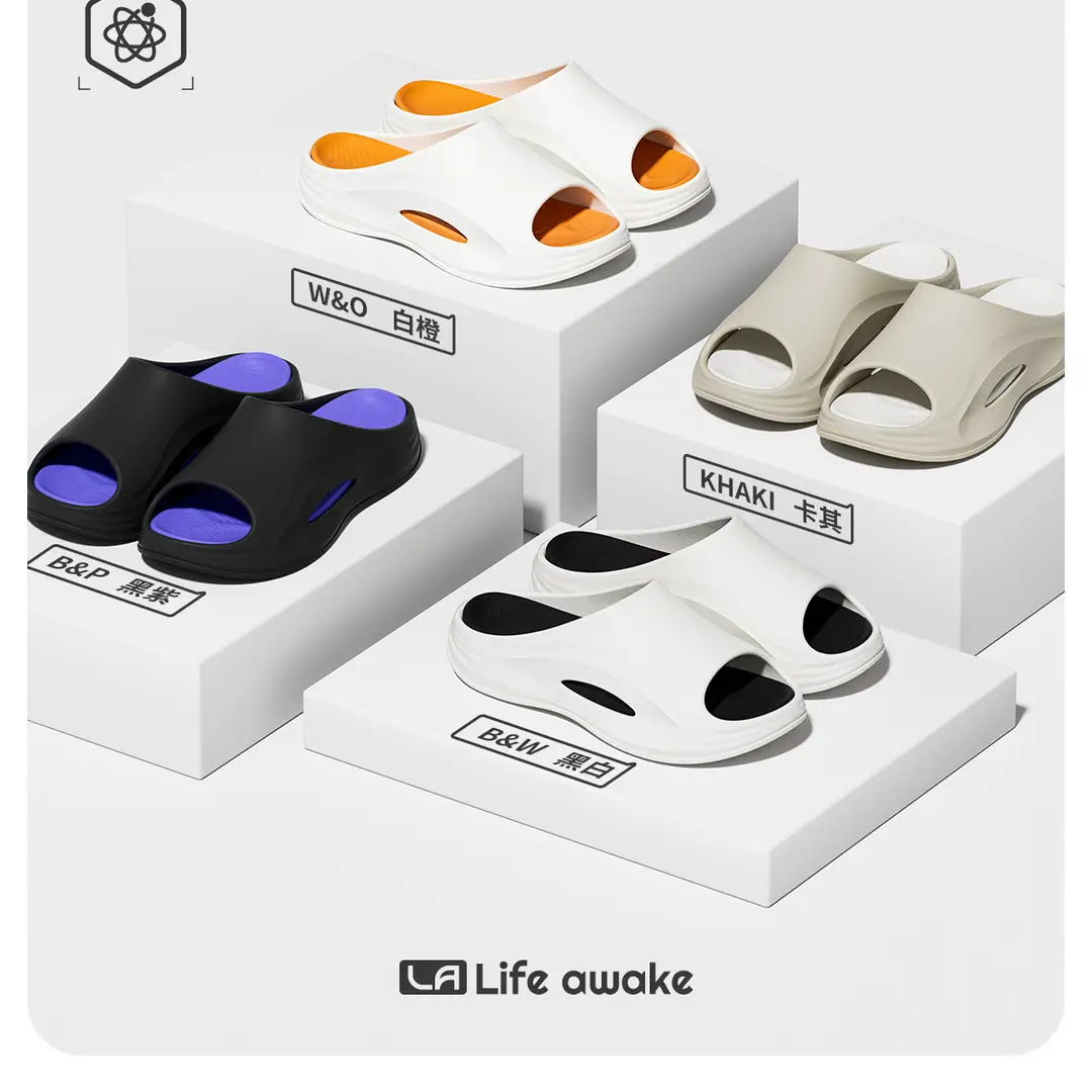 Sandals and slippers men's outdoor wear indoor home bathroom bath non-slip soft bottom excrement feeling teenagers summer women's sandals — feature 19