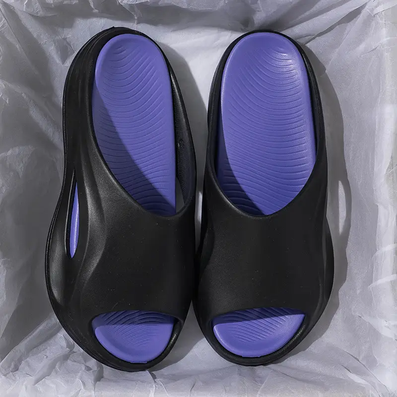 Sandals and slippers men's outdoor wear indoor home bathroom bath non-slip soft bottom excrement feeling teenagers summer women's sandals - Image 3